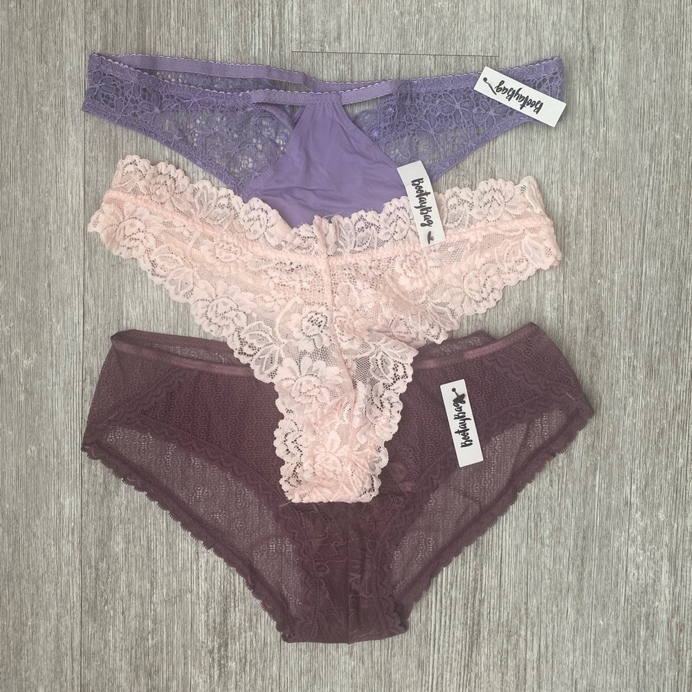 THREE Booty Bag Thongs/ Panties